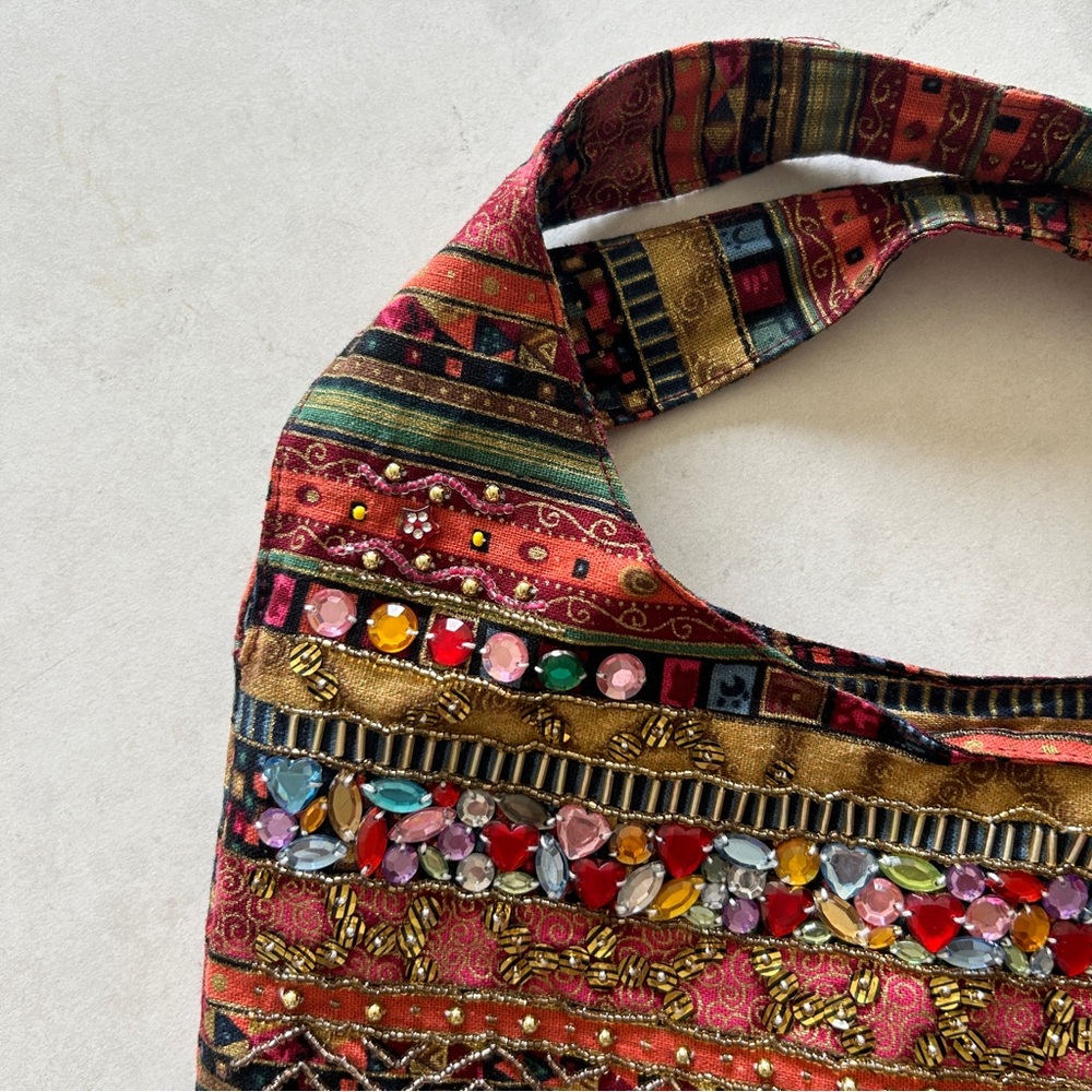 Vintage Embellished Tote Bag - Picture 4 of 5